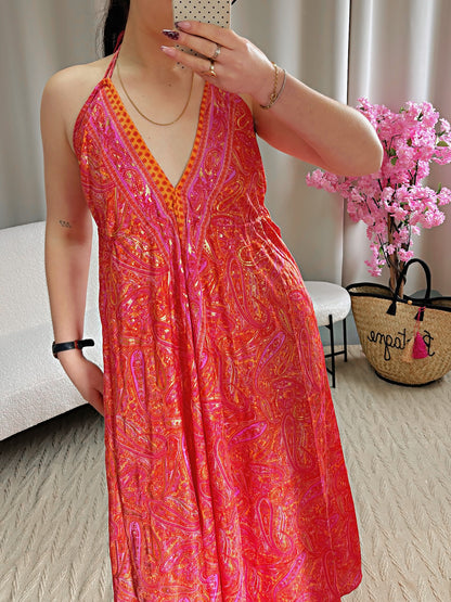 Robe BOHÈME orange