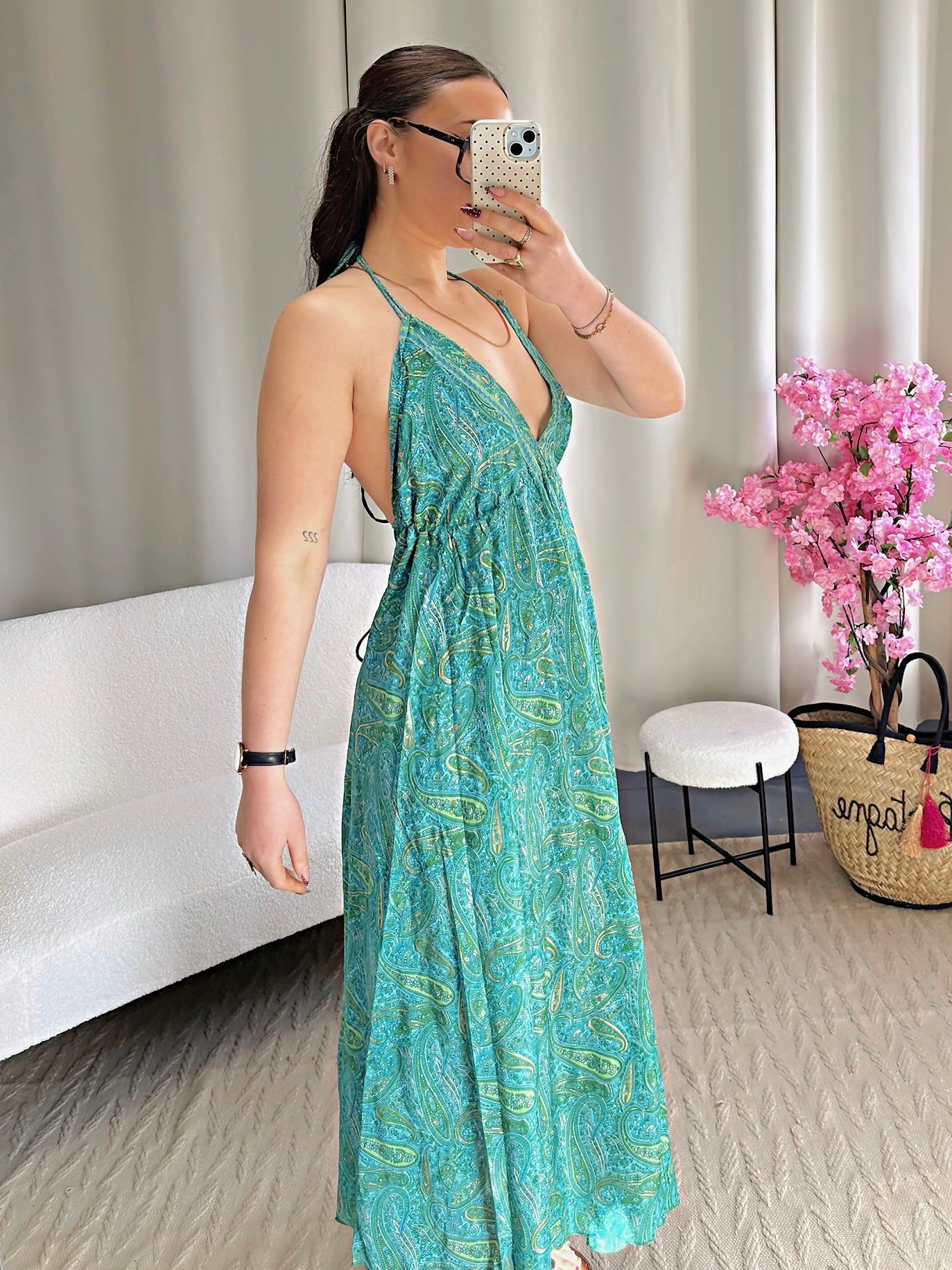 Robe BOHÈME verte