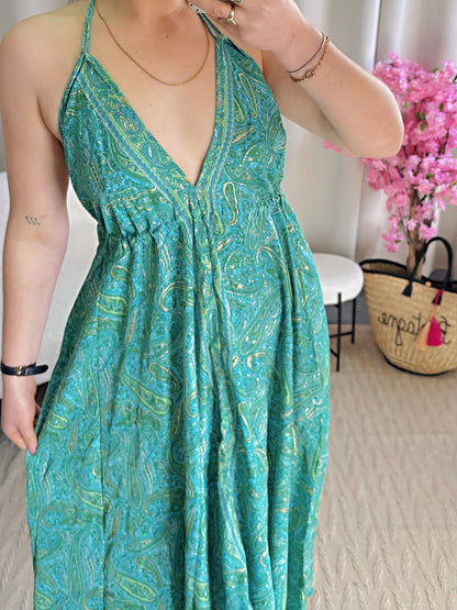 Robe BOHÈME verte
