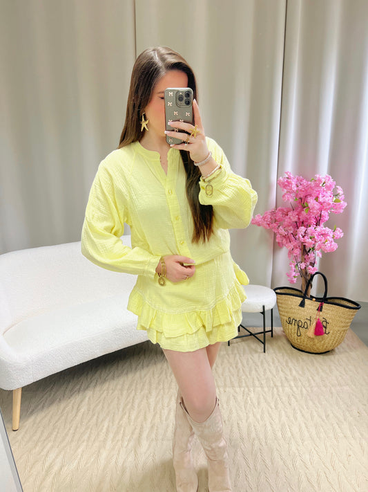 Chemise LINA jaune
