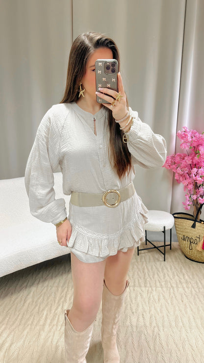 Chemise LINA beige