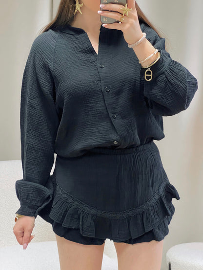 Jupe short LINA noir