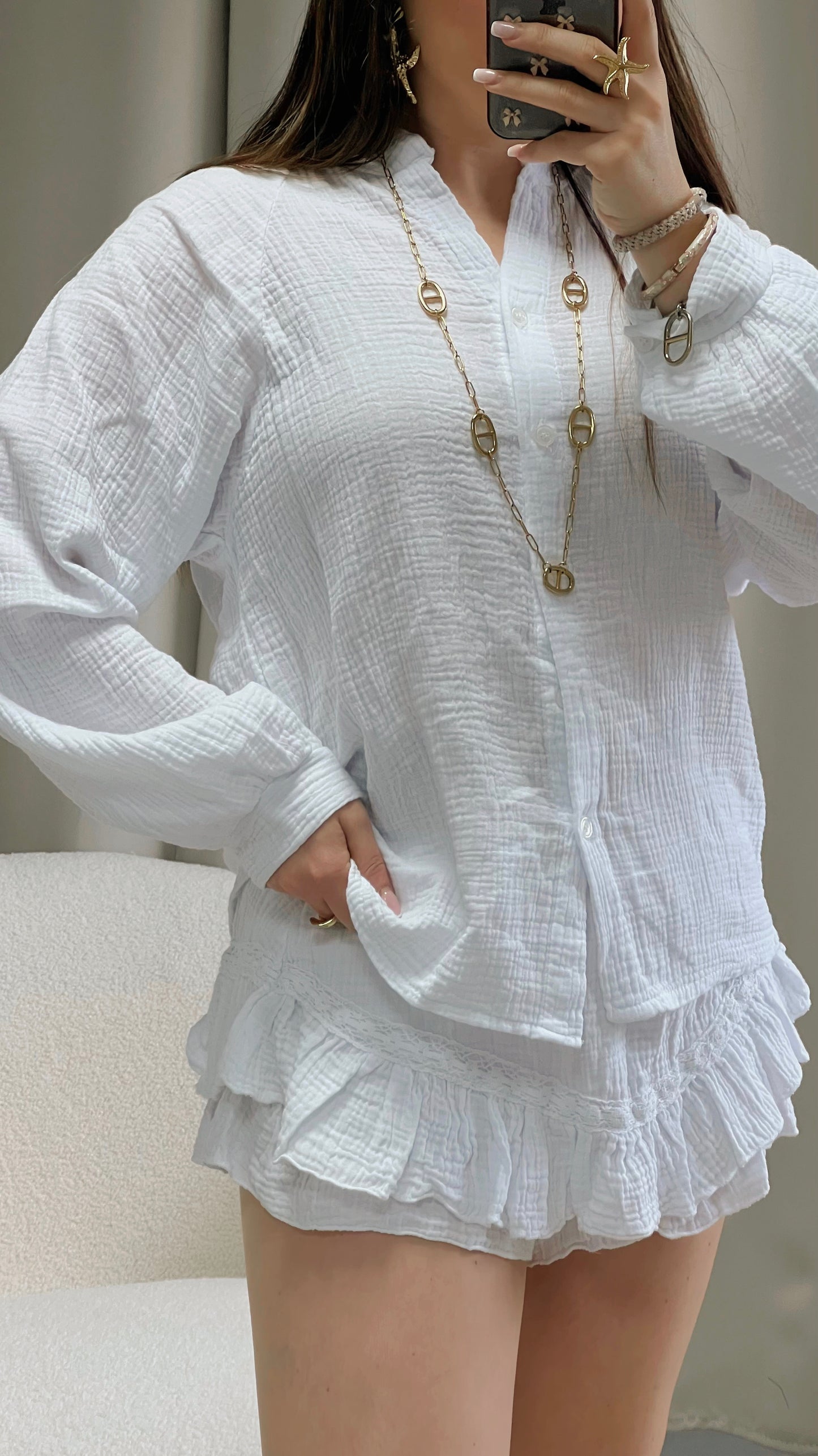 Chemise LINA blanche