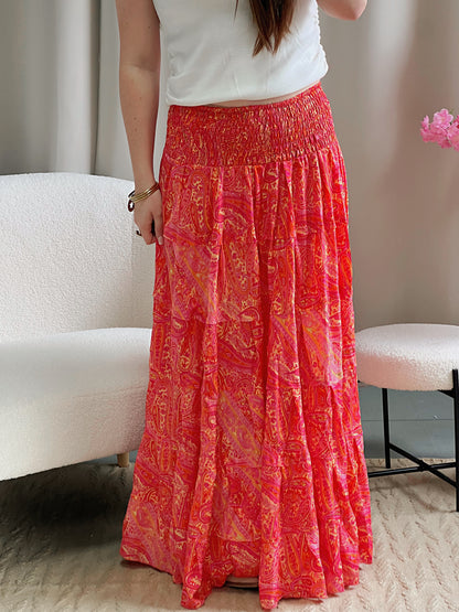 Jupe BOHÈME orange