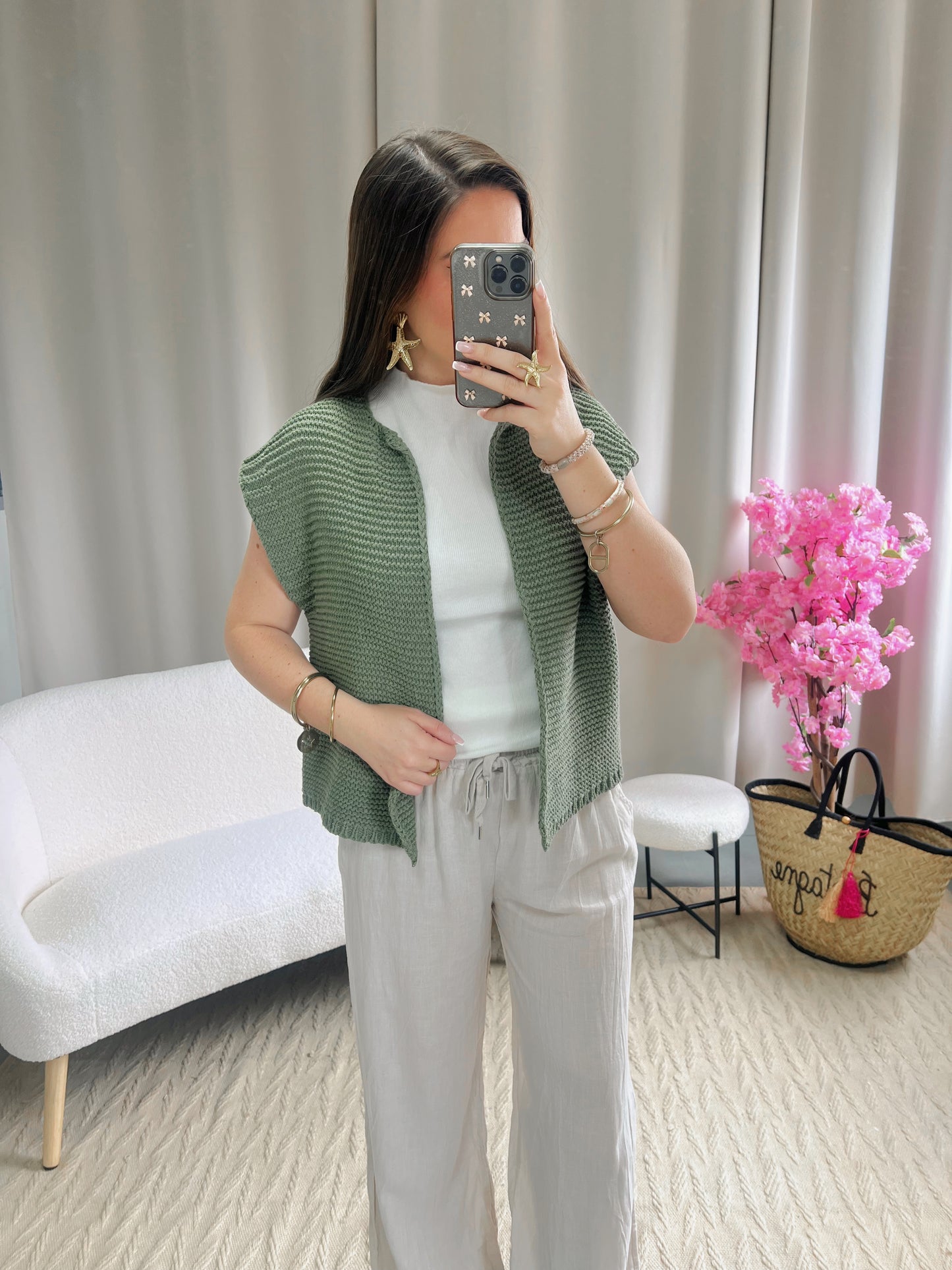 Gilet ROMA kaki