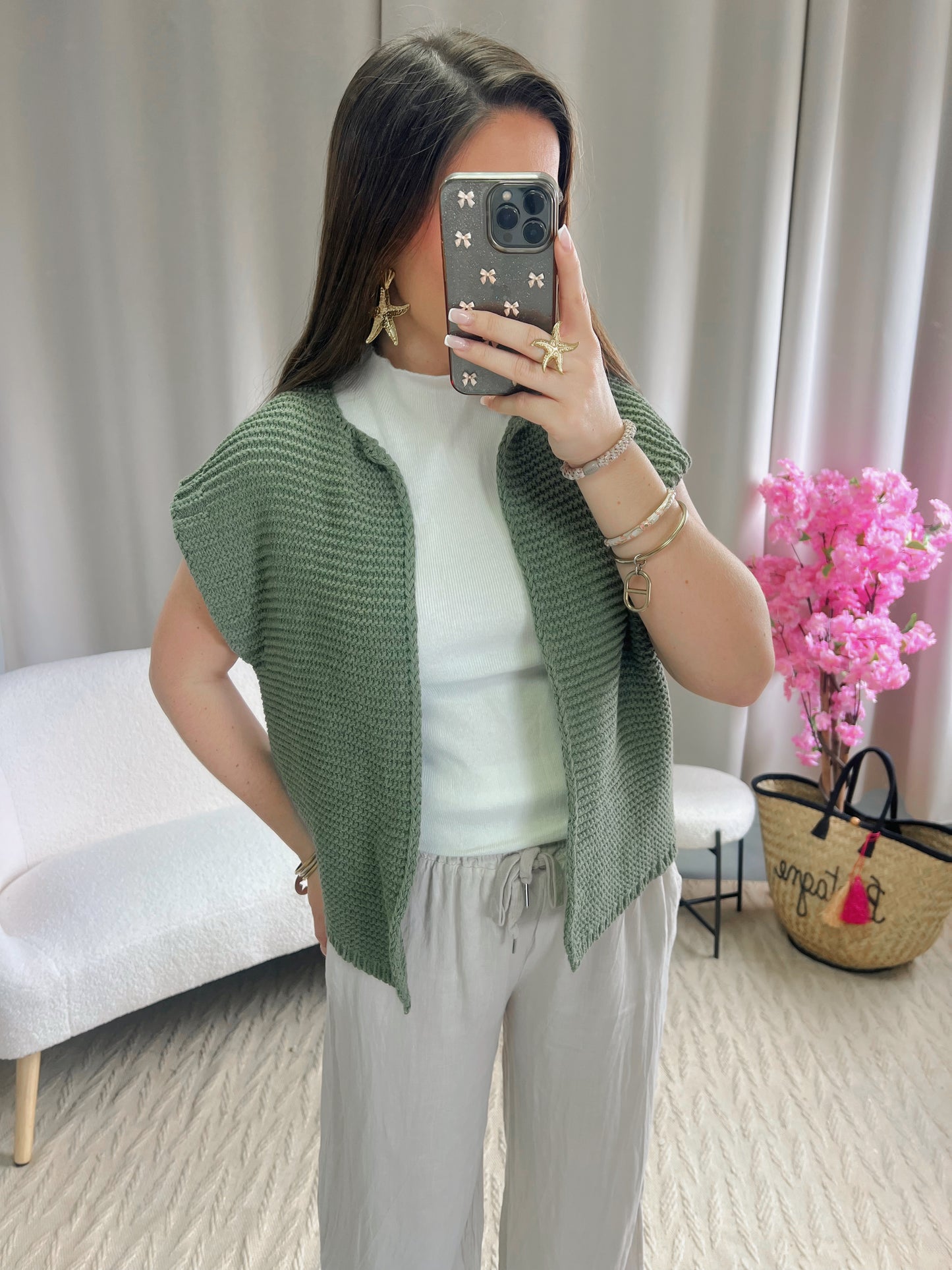 Gilet ROMA kaki