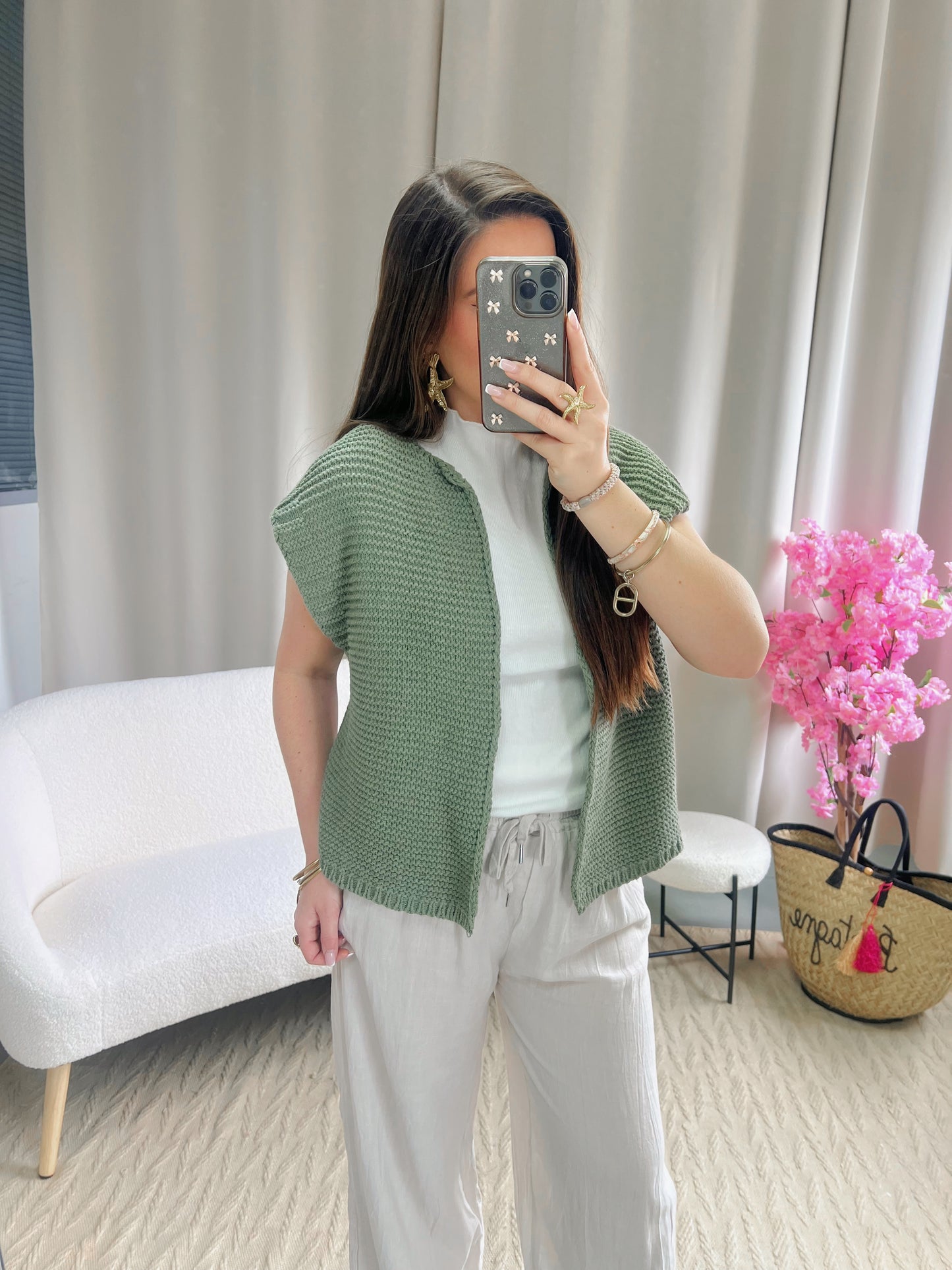 Gilet ROMA kaki