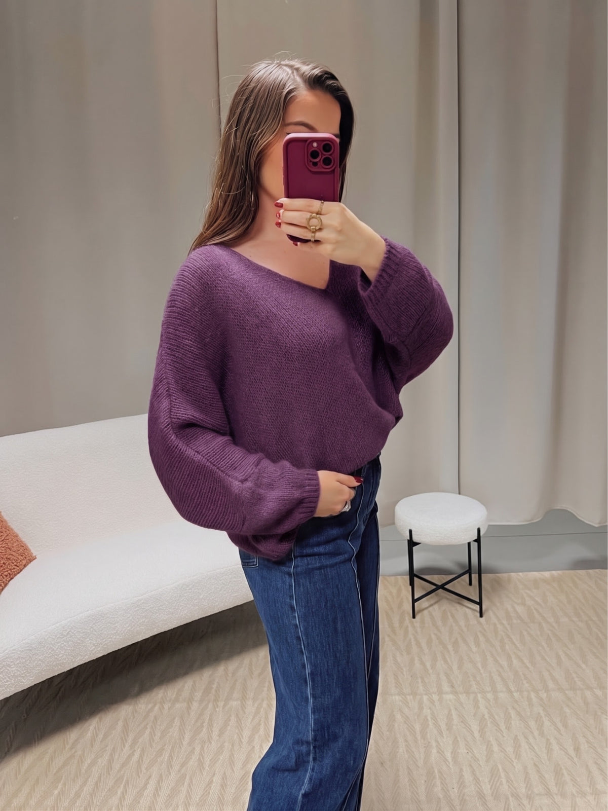 Pull KIRBY mauve