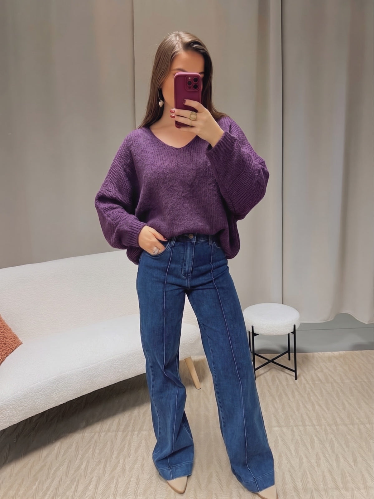 Pull KIRBY mauve