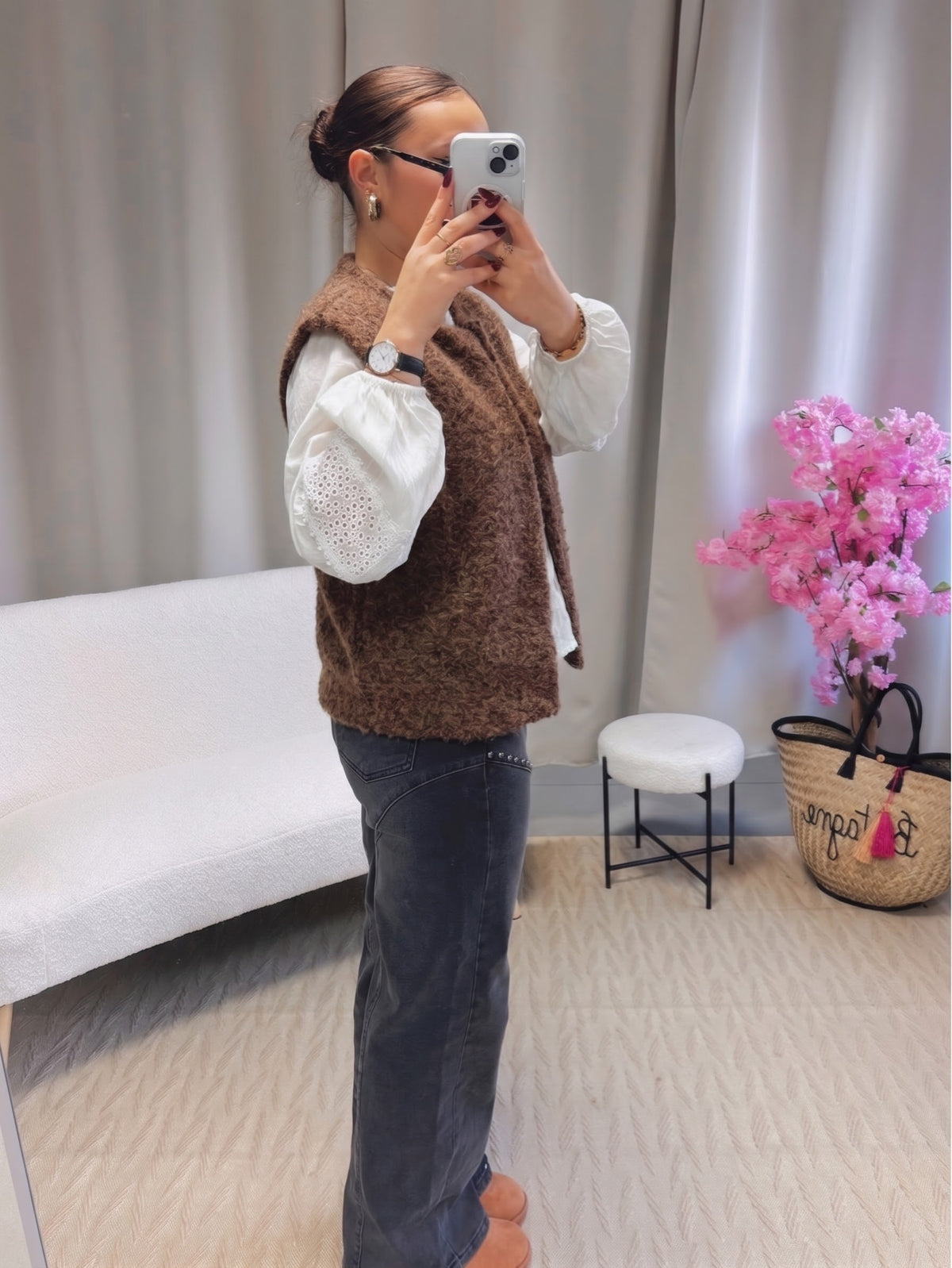 Veste ROMY marron