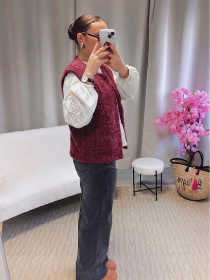 Veste ROMY bordeaux
