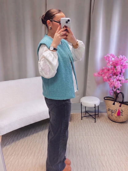 Veste ROMY turquoise