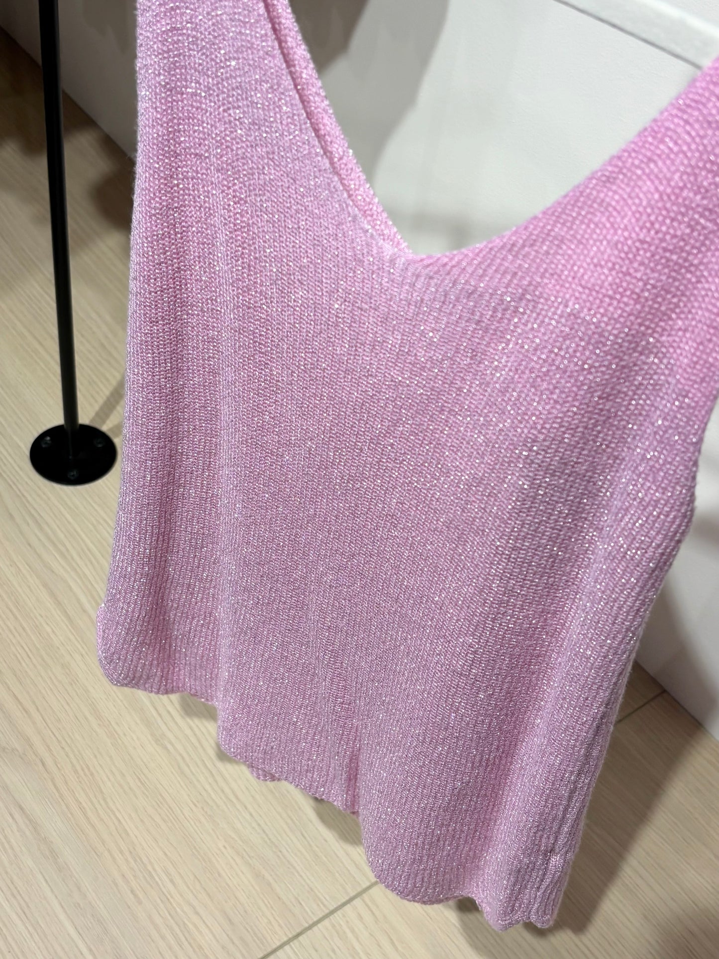 Débardeur SHINE rose clair