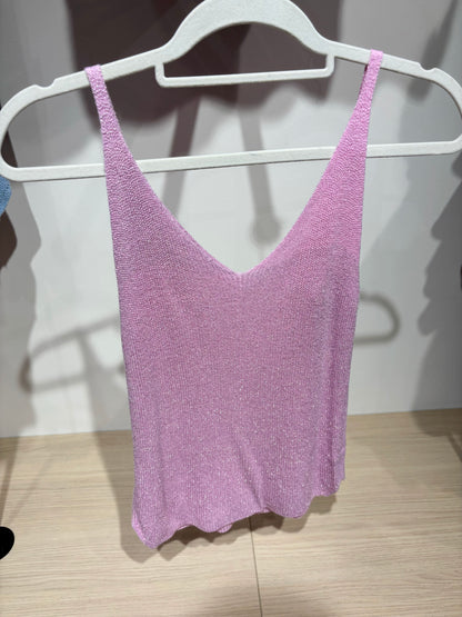 Débardeur SHINE rose clair