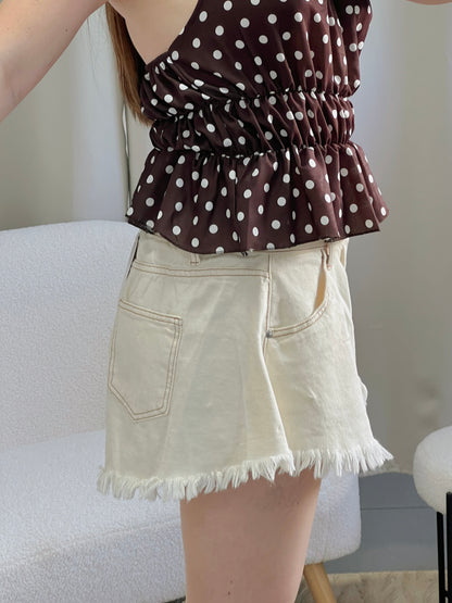 Short DALLAS écru