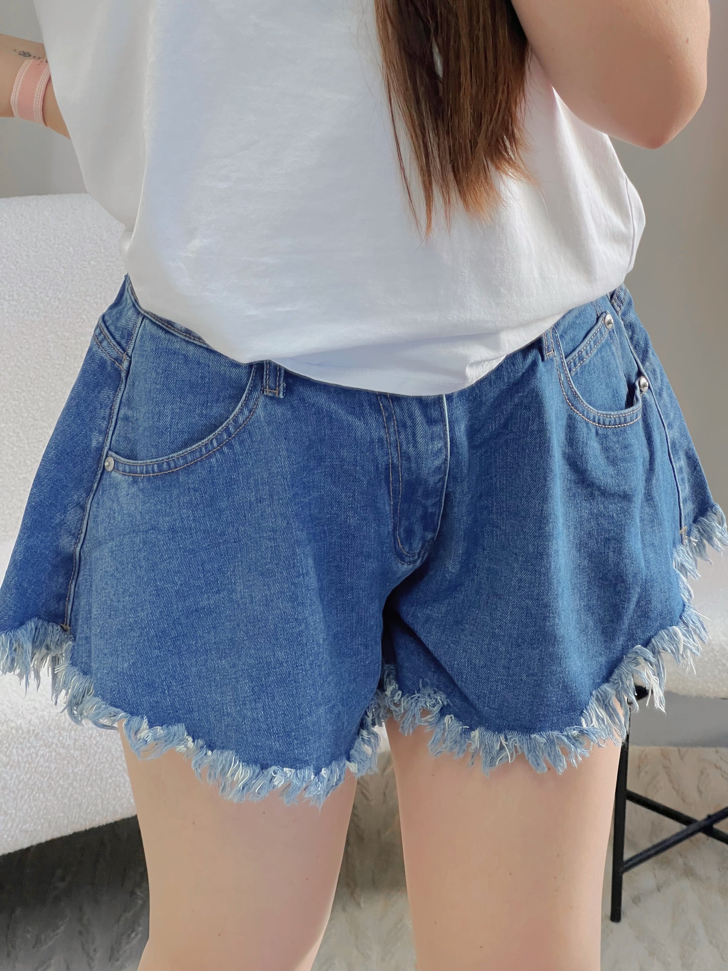 Short DALLAS bleu